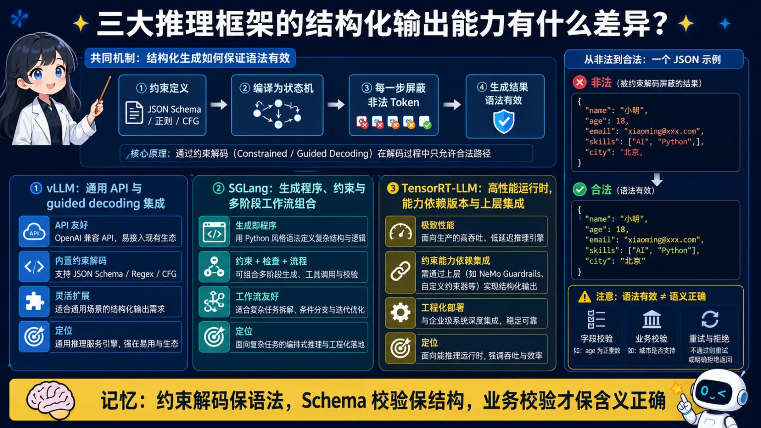 推理框架专题第6题核心机制与工程取舍图解