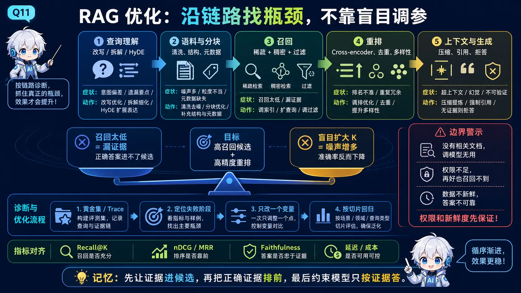 RAG 召回率与准确率链路优化图解