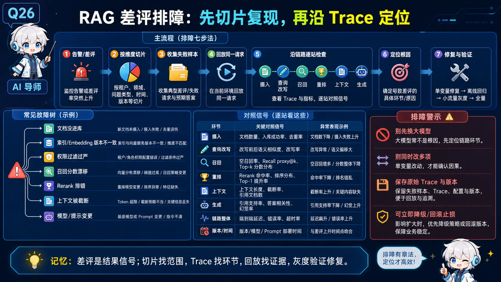 生产 RAG 用户差评系统排障图解